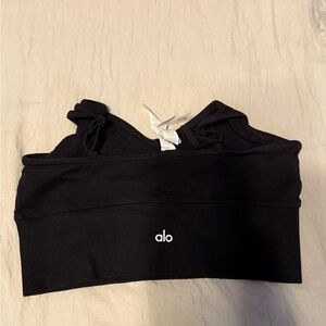 ALO Yoga Classic Black Crop Top